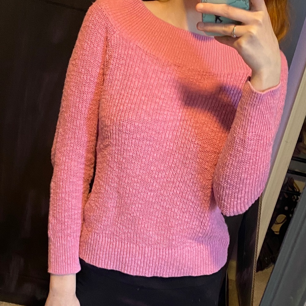 Set of 2 sweaters (pink and teal) GAP